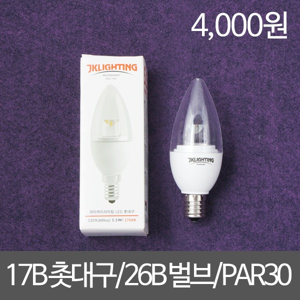 [클리어런스] LED 17B 촛대구/ 26B 벌브/ PAR30