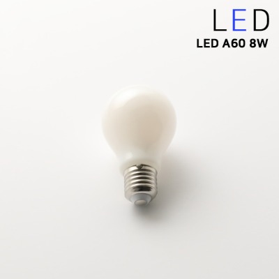[LED8W]LED A60 white 8w 디밍형(조광기용)