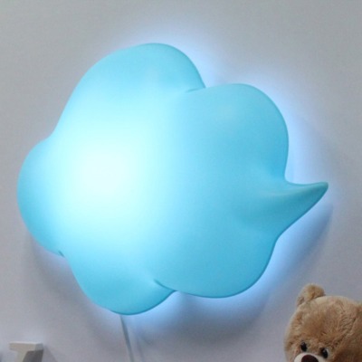 [LED 2W] 구름벽등 (블루)