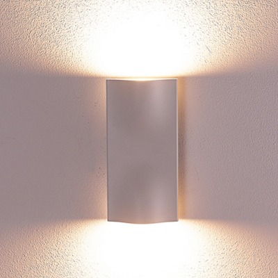 [LED 14W]무지 2등 방수 벽등(흑색/회색)