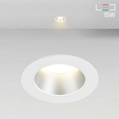 [LED 15W] 스페이스 4인치 원형 매입등 (타공:Ø90)