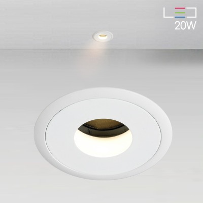 [LED 20W] 아벨라 원형 월워셔 매입등 (타공:75mm)